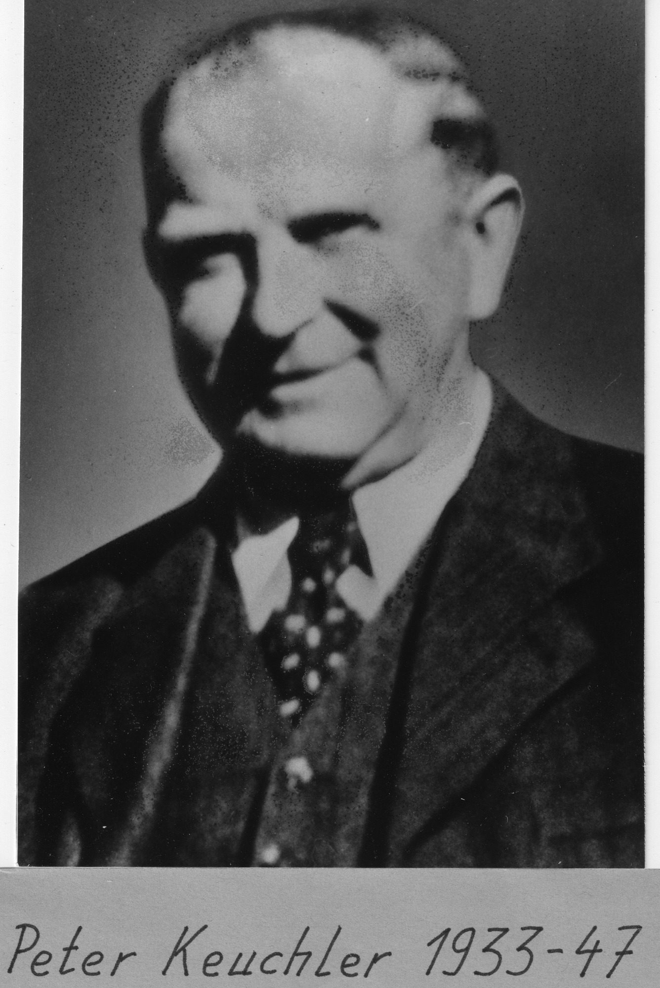 Peter Keuchler (†) von 1933 bis 1947 